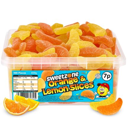 Sweetzone Orange and Lemon Gummy Sweets - 800g