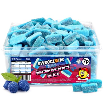 Sweetzone Blue Raspberry Slices 800g