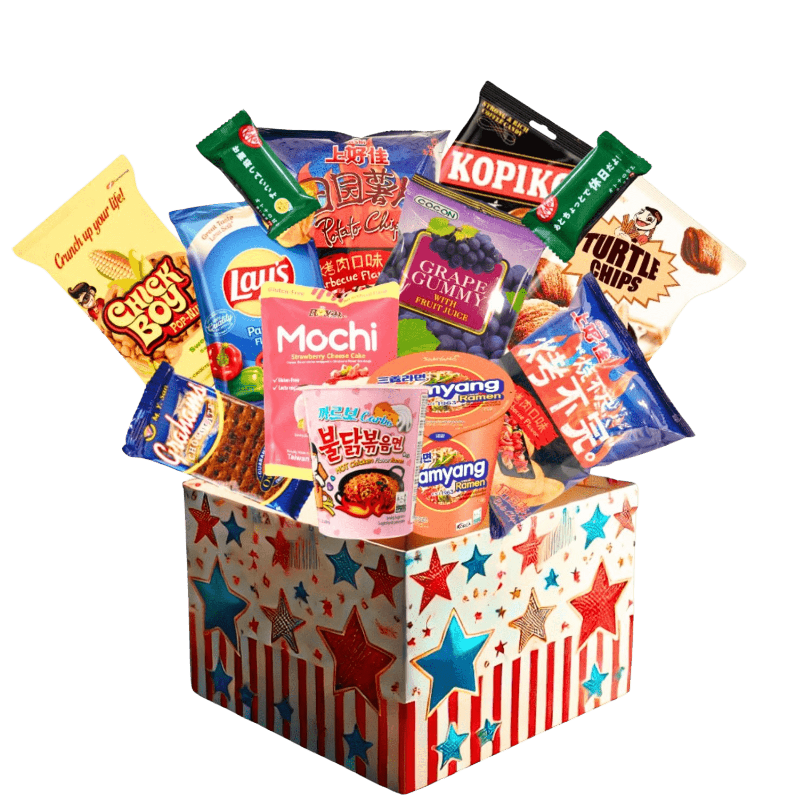 Sweetora Asian Snack Box – 12 Imported Treats