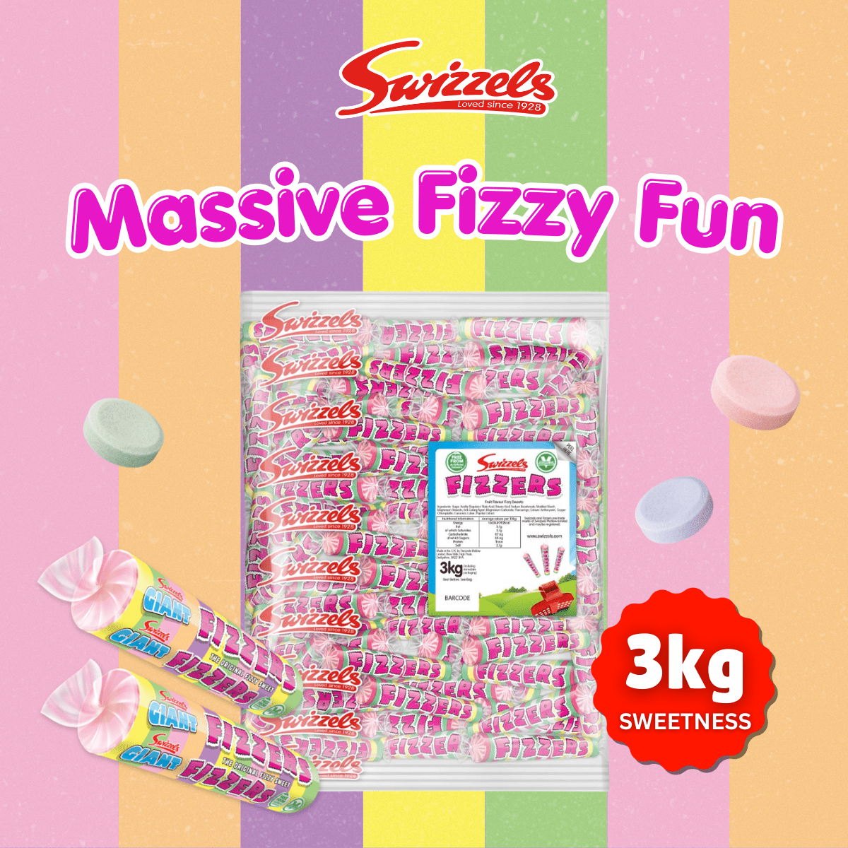 Swizzels Mini Fizzers 3kg - Image 7