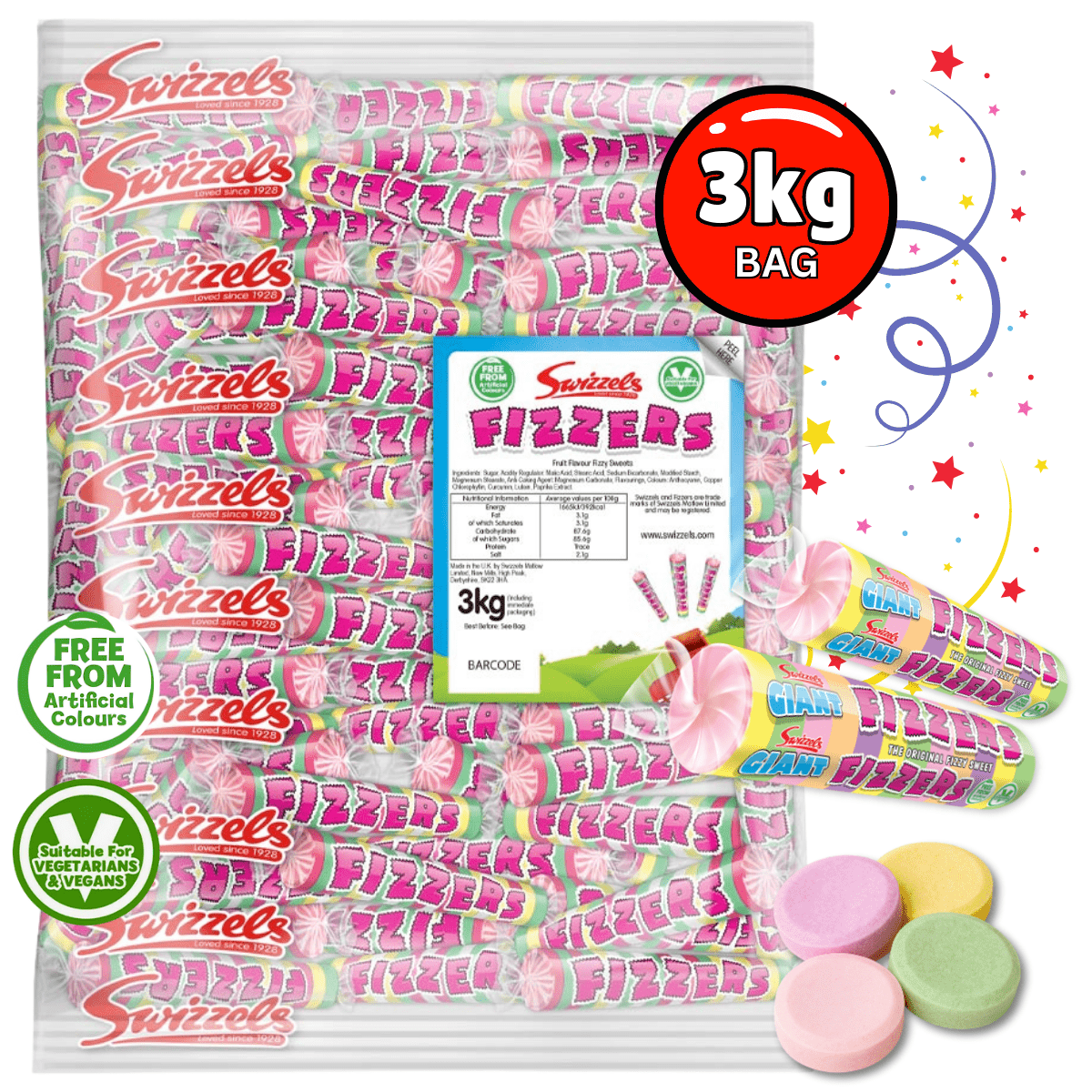 Swizzels Mini Fizzers 3kg
