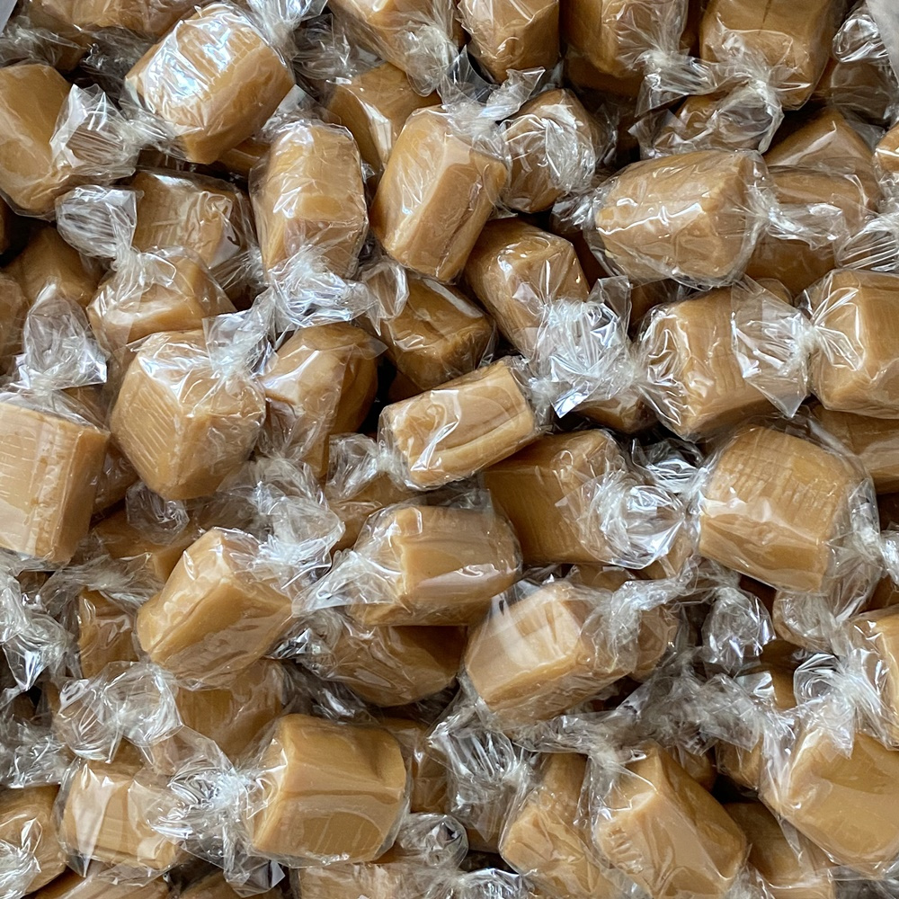 250g Pouch of Bristows Salted Caramel Fudge - Image 2