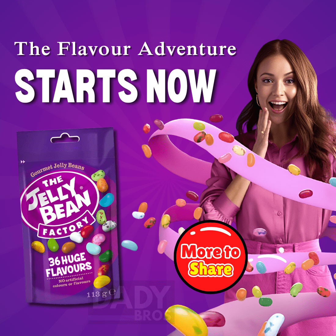 The Jelly Bean Factory 36 Huge Flavours | 12 x 113g - Image 8