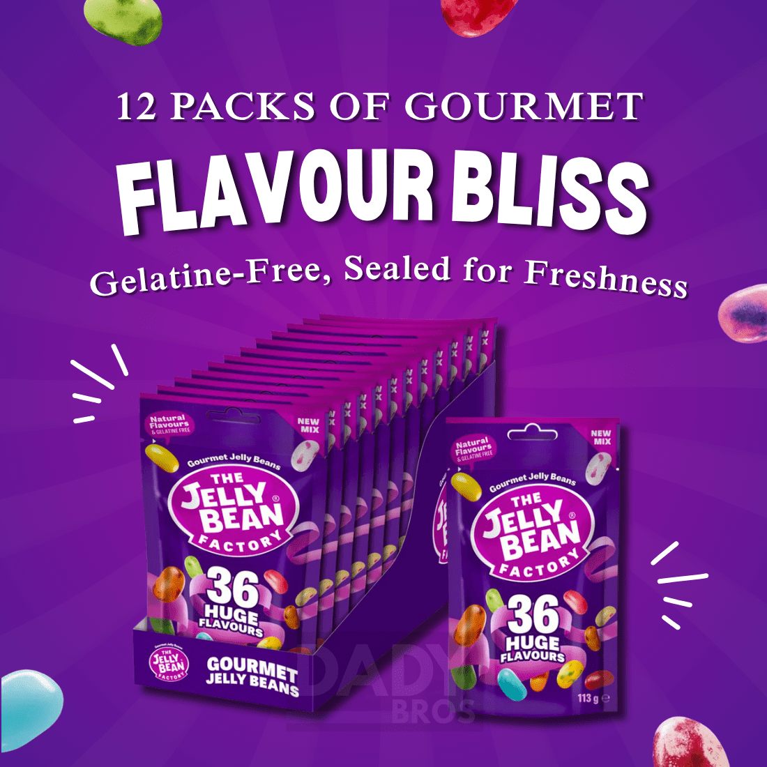 The Jelly Bean Factory 36 Huge Flavours | 12 x 113g - Image 3