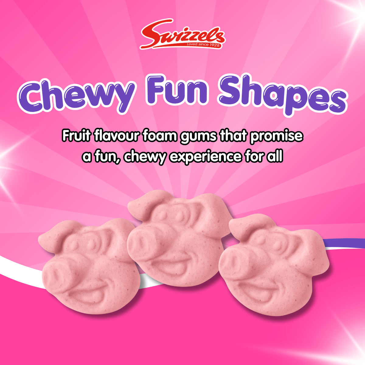 Swizzels Pigs Mugs Sweet Tub – 120 Individually Wrapped Chewy Fruit-Flavoured Sweets | Bulk Party & Sharing Pack - Image 2