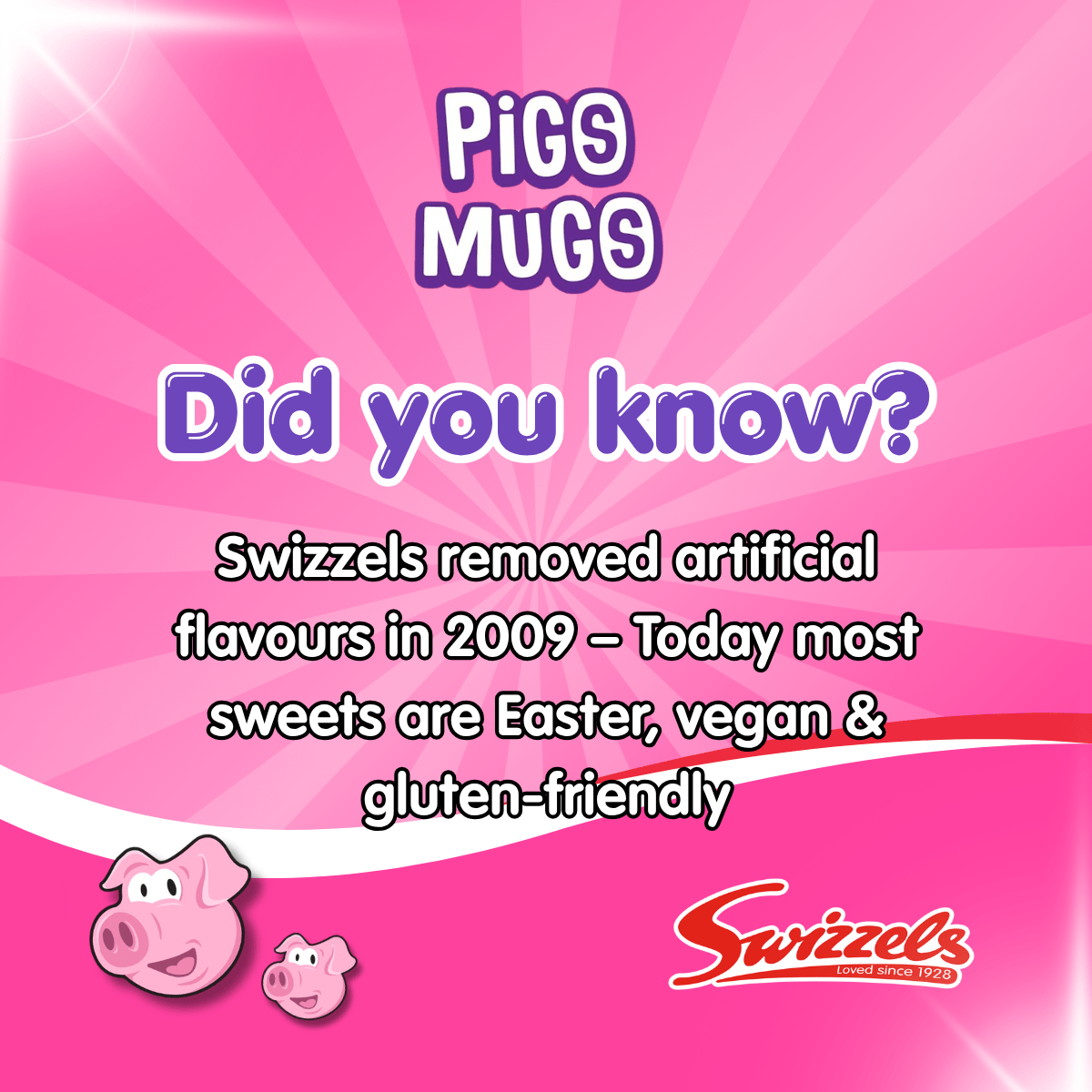 Swizzels Pigs Mugs Sweet Tub – 120 Individually Wrapped Chewy Fruit-Flavoured Sweets | Bulk Party & Sharing Pack - Image 6