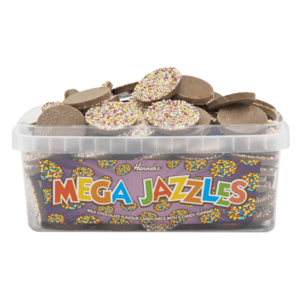 Hannah'S - Chocolate Flavored Mega Jazzles - 600g Tub