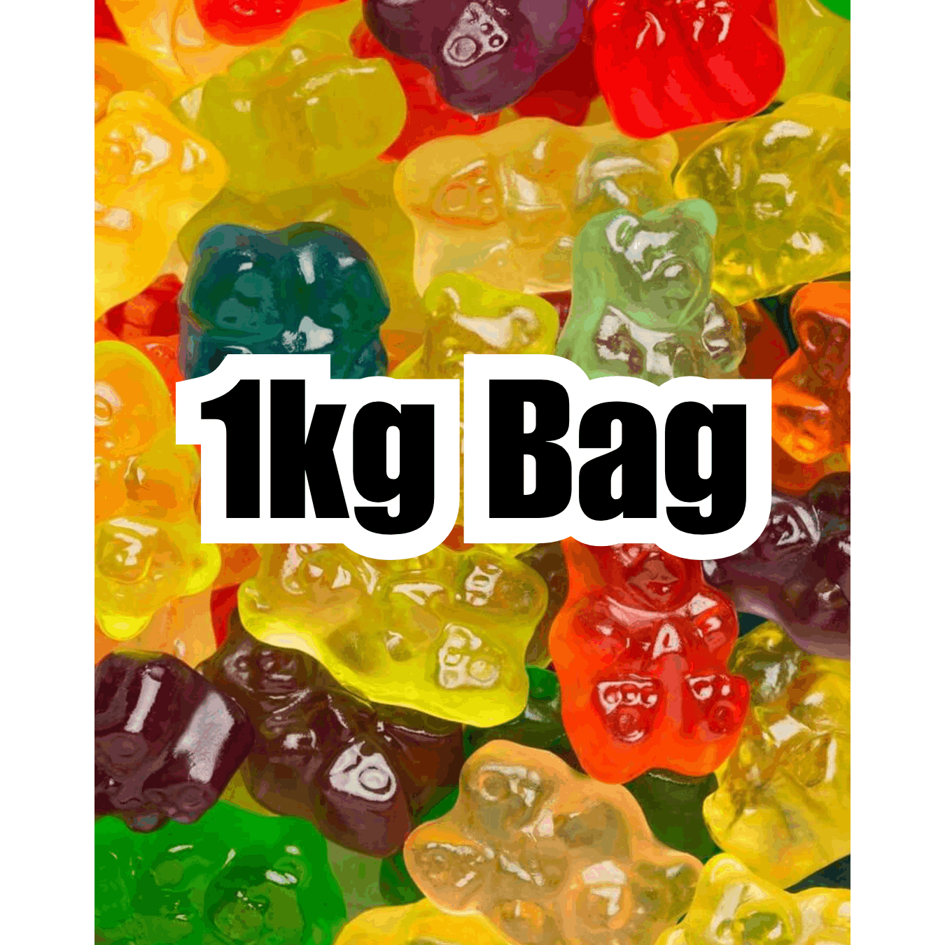 Gummy Teddy Bears 1kg Bulk Bag - Image 3