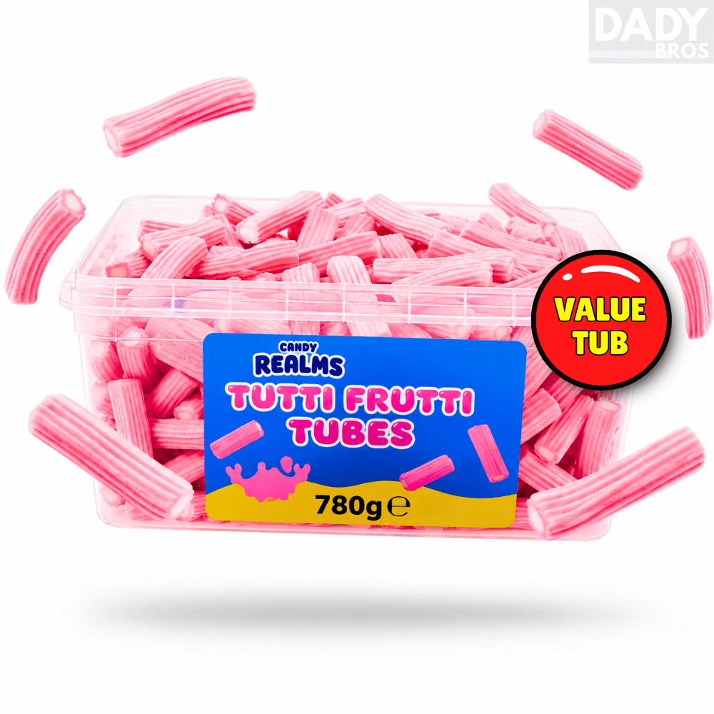 Candy Realms Tutti Frutti Tubes Tub 780g