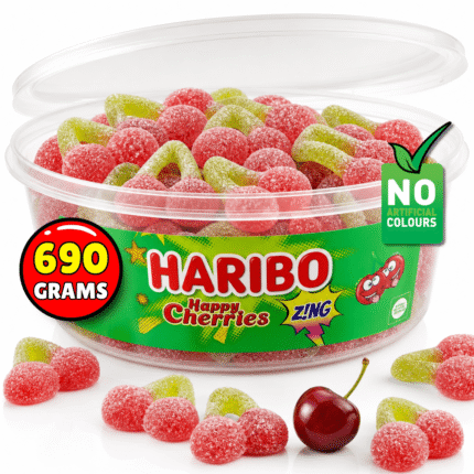 Haribo Happy Cherries Zing Tub 690g