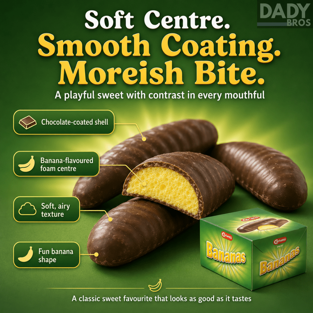 Hannah's Chocolate Foam Bananas 750g Box - Image 7