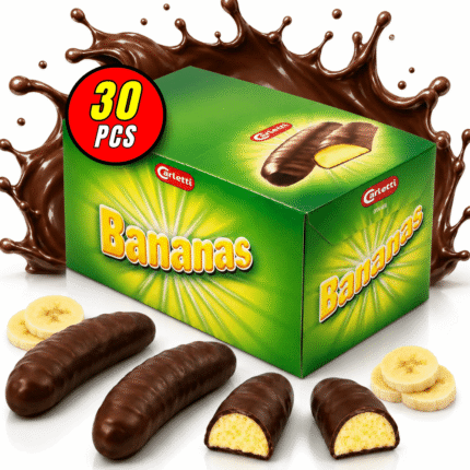Hannah's Chocolate Foam Bananas 750g Box