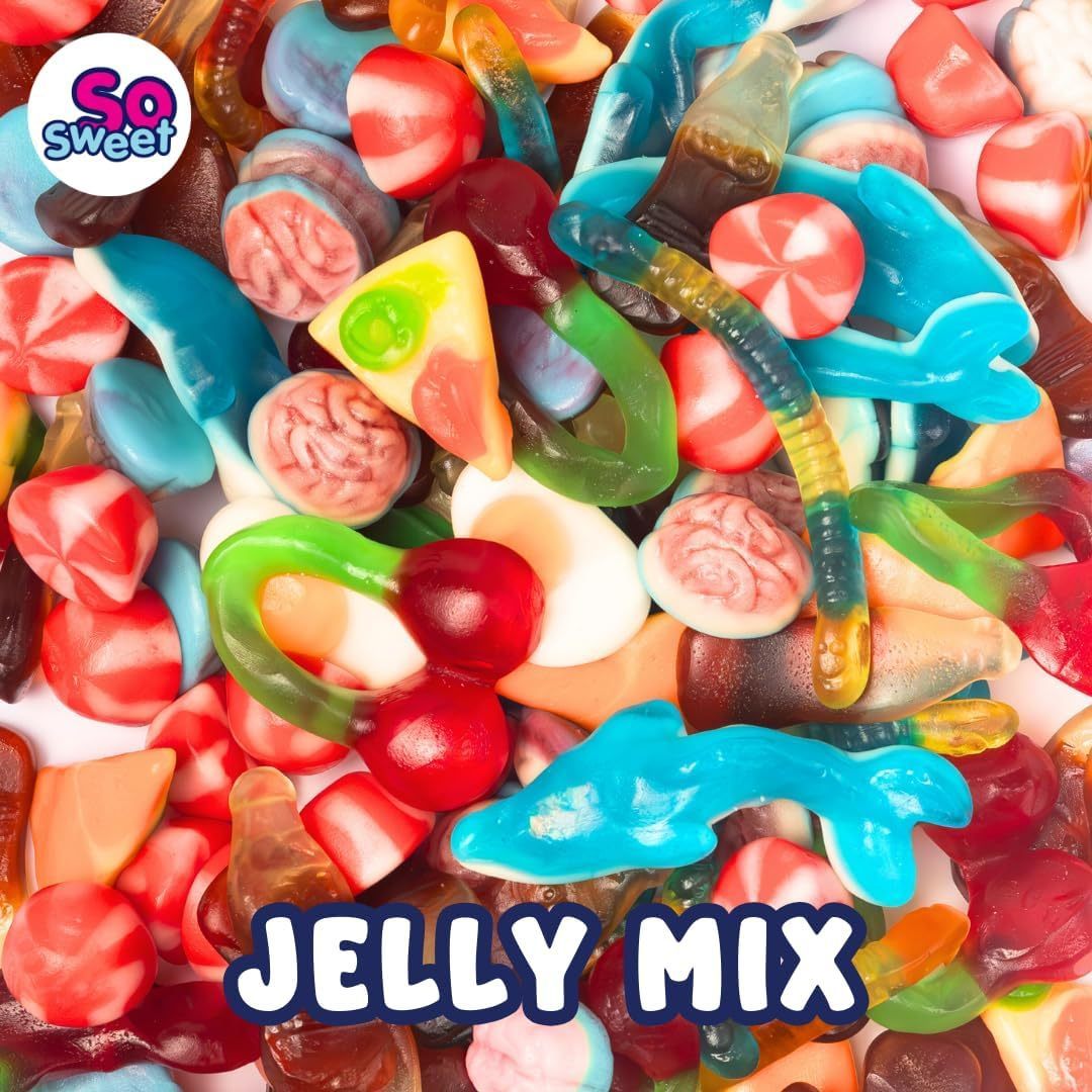 SoSweet Jelly Sweet Mix 3 x 1kg – Assorted Fruity Chewy Jelly Sweets | Bulk Sharing Multipack - Image 6