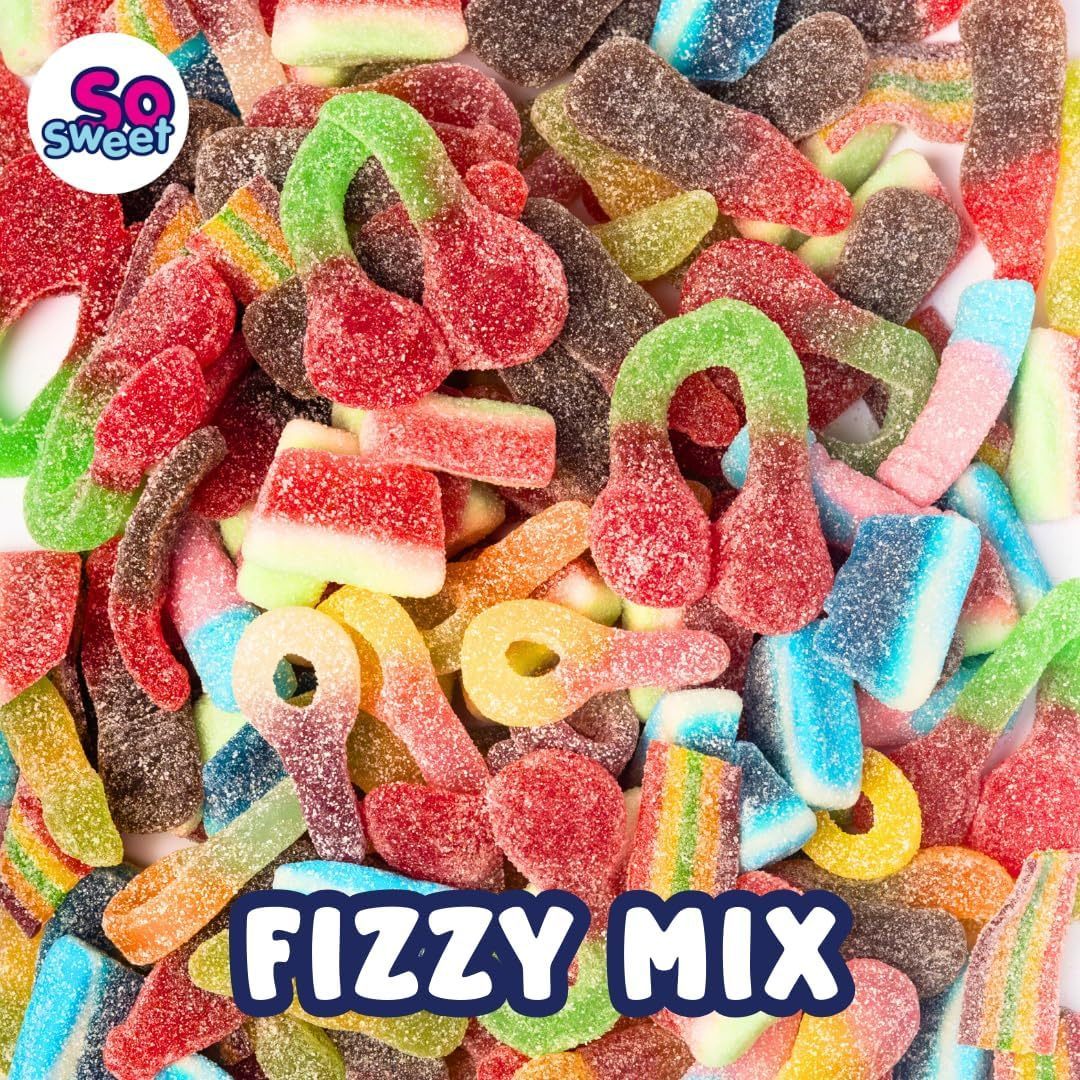 SoSweet Fizzy Sweet Mix 3 Bags x 1kg - Image 6