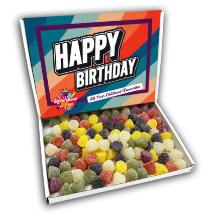 American Hard Gums Happy Birthday Sweets Gift Box Sweet Hamper Present
