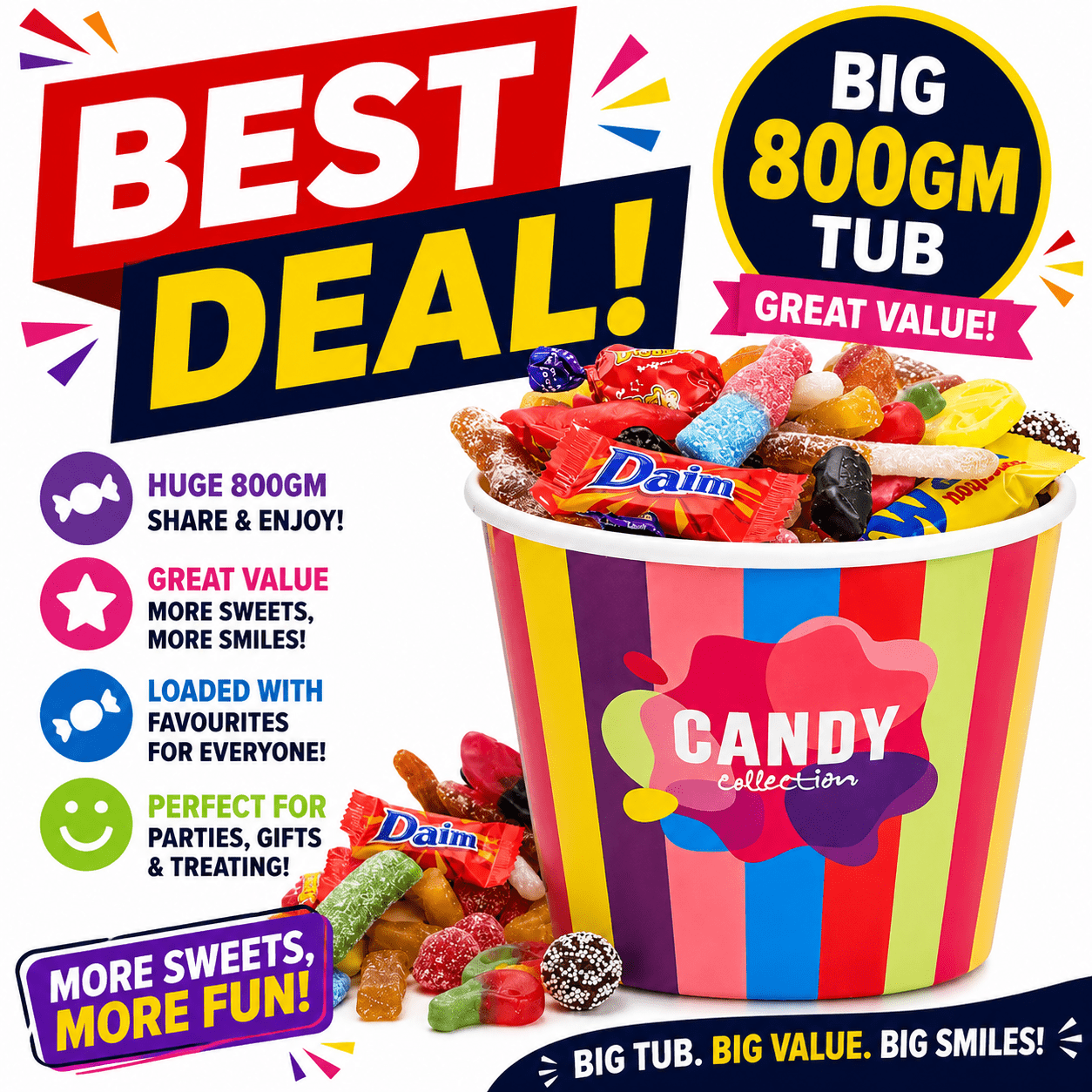 Swedish Candy Collection 800g - Image 3