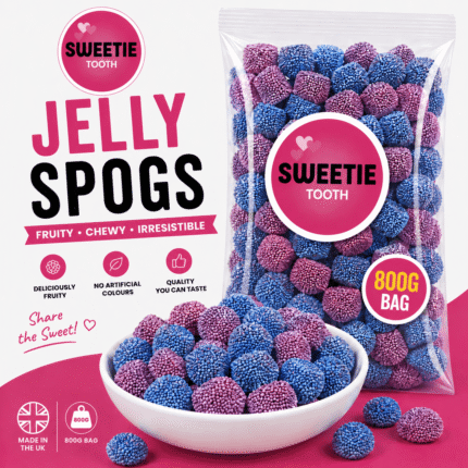 800g Jelly Spogs - Classic British Retro Sweets