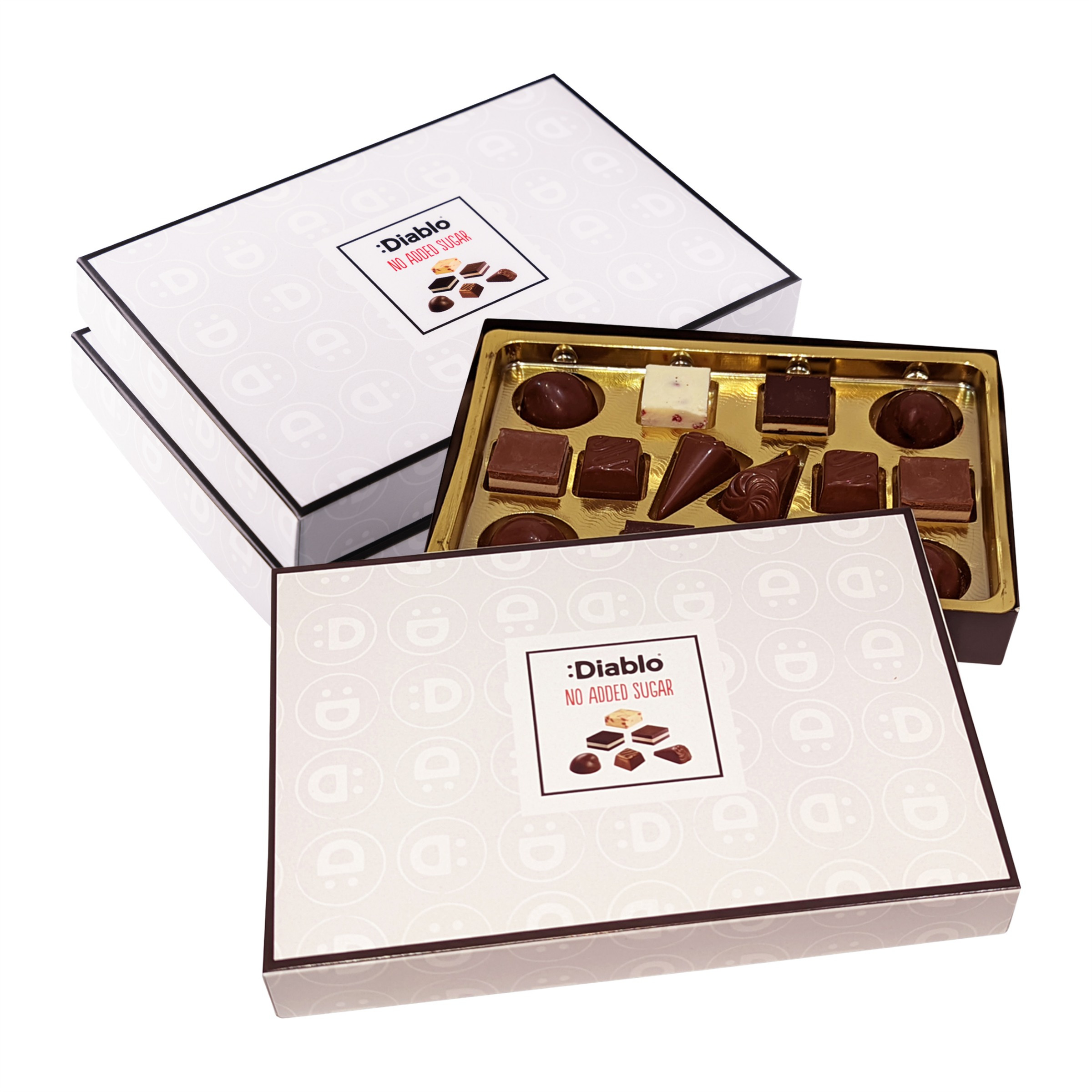 Diablo No Added Sugar Luxury Chocolate Gift Box – 14 Pieces - Image 8