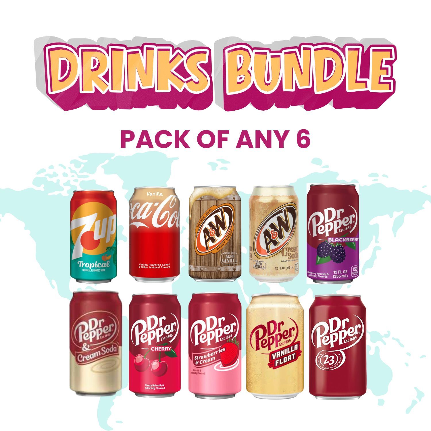 Fanta & Coca-Cola Japan & China Variety Pack – 6 Imported Soft Drinks - Image 2