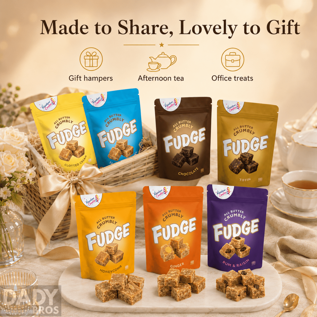 Hames All Butter Crumbly Fudge 7 Flavour Bundle | 7 x 145g - Image 7