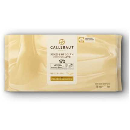 Callebaut W2 Finest Belgian White Chocolate Block 5kg