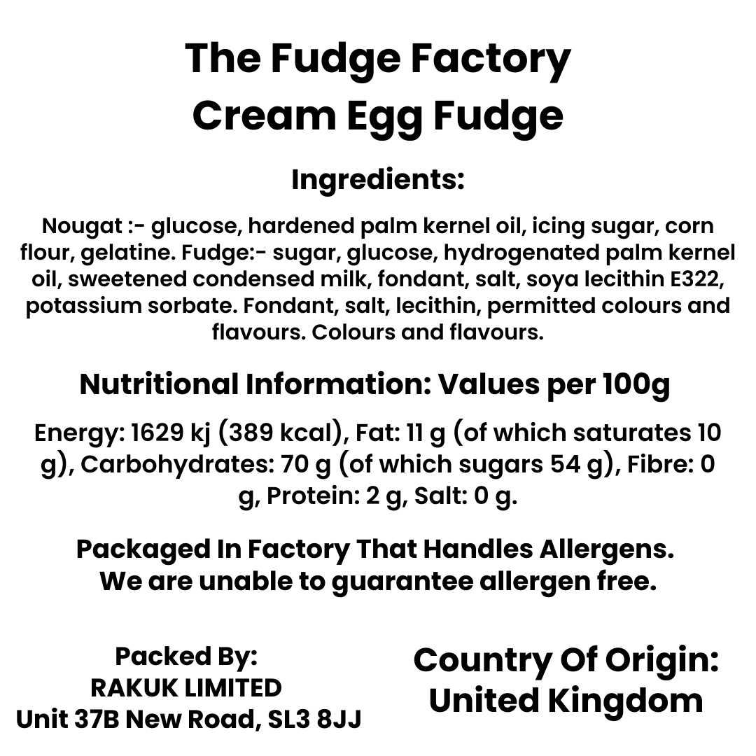 The Fudge Factory Creme Egg Fudge - Image 4