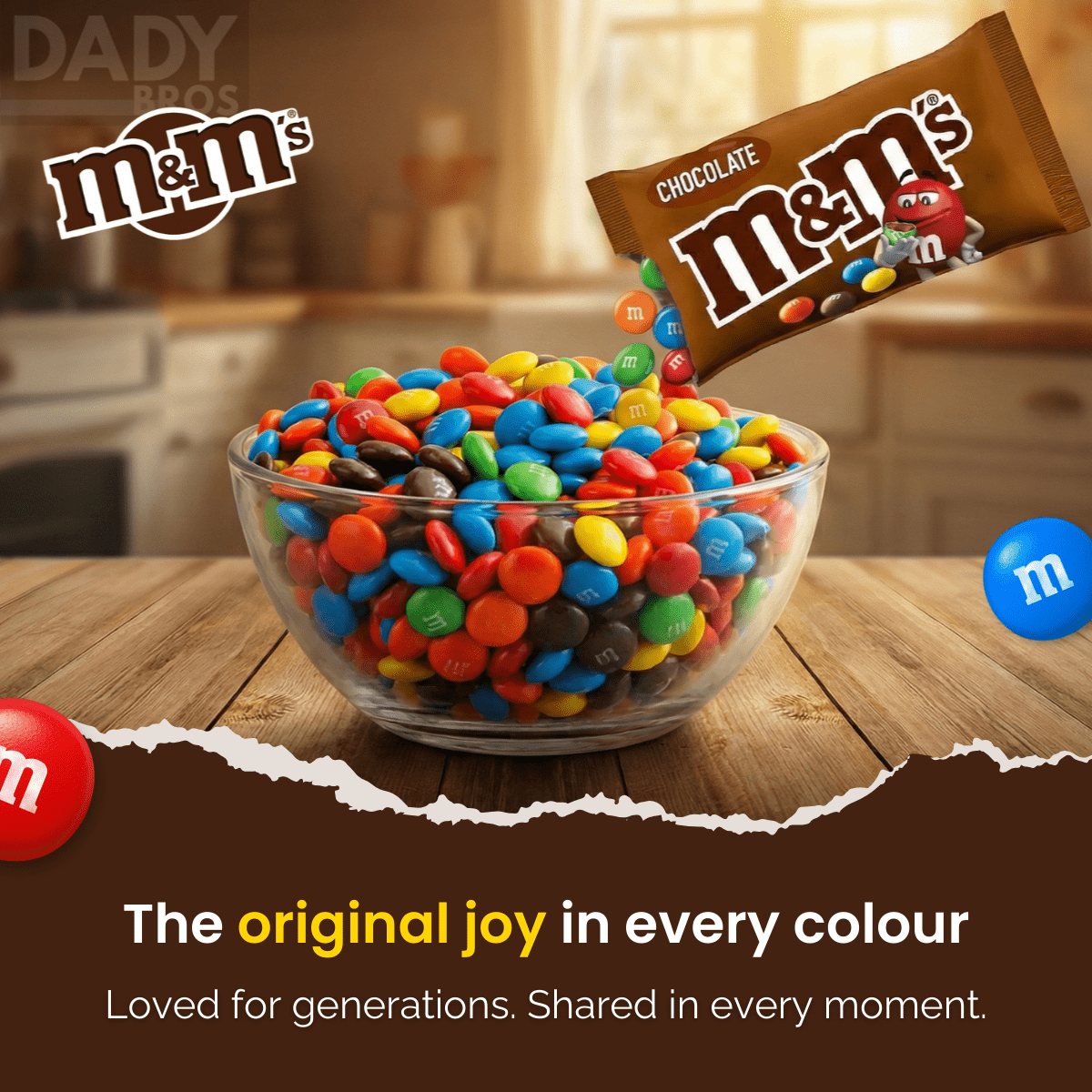M&M's Milk Chocolate Bites Bags 24 x 45g - Image 8
