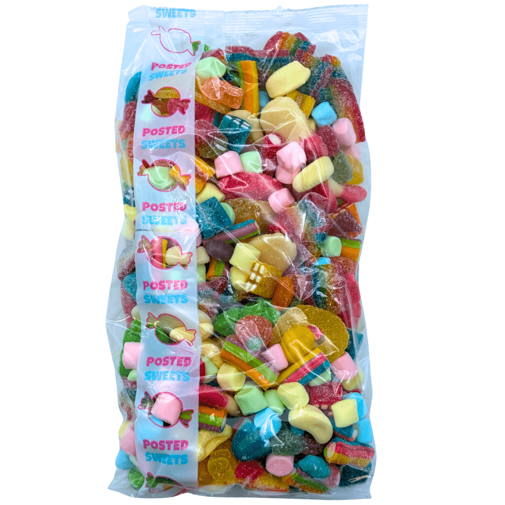 1Kg Mega Mix – Assorted Candy Mix Bulk Bag | Pick & Mix Sweets | Gummy, Fizzy & Chewy Treats - Image 6
