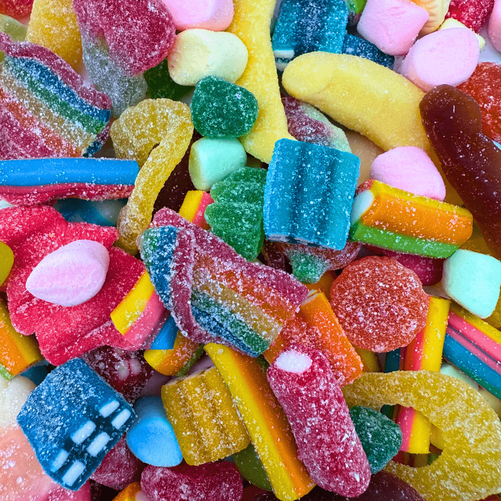 1Kg Mega Mix – Assorted Candy Mix Bulk Bag | Pick & Mix Sweets | Gummy, Fizzy & Chewy Treats - Image 2