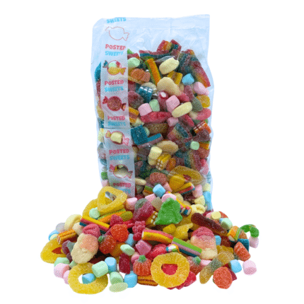 1Kg Mega Mix – Assorted Candy Mix Bulk Bag | Pick & Mix Sweets | Gummy, Fizzy & Chewy Treats