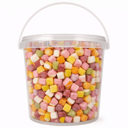 500g Dolly Mixture Bucket | Exploded Sweets | Soft Chewy Pick & Mix Dolly Mixtures in a Resealable Tub