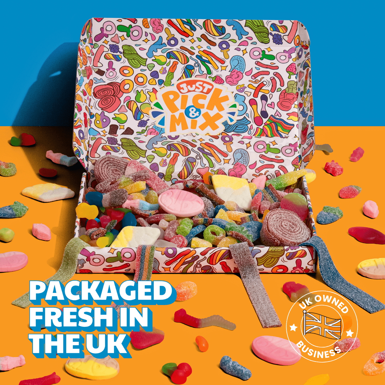 Super Selection 900g Sweets Gift Box - Image 4