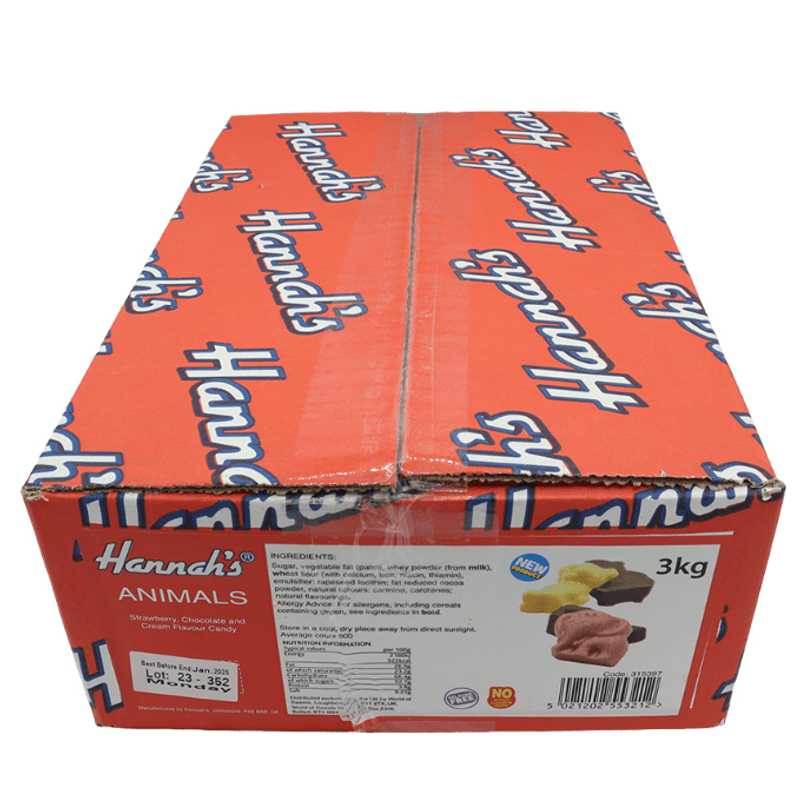 Hannahs Chocolate Animals 3kg Bulk Bargain