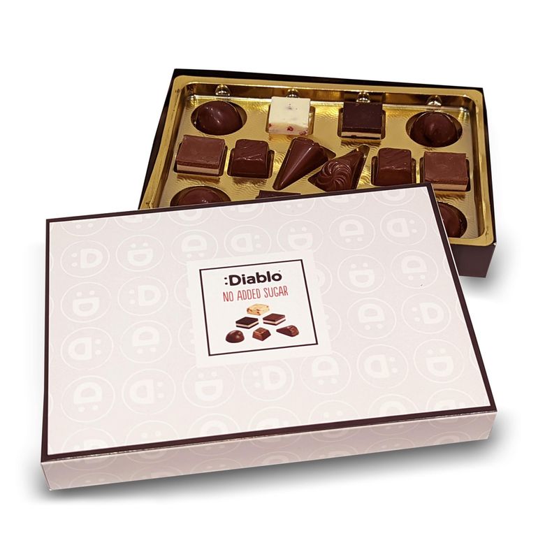 Diablo No Added Sugar Luxury Chocolate Gift Box – 14 Pieces