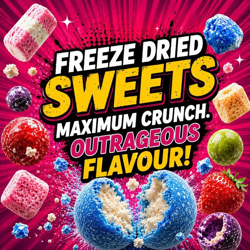 1kg Bulk Bag of Freeze Dried Starry Delights | Exploded Sweets - Image 5