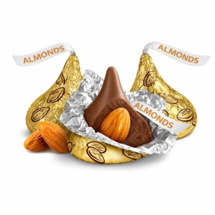 BULK Hershey's Kisses Milk Chocolate with Almonds 1kg