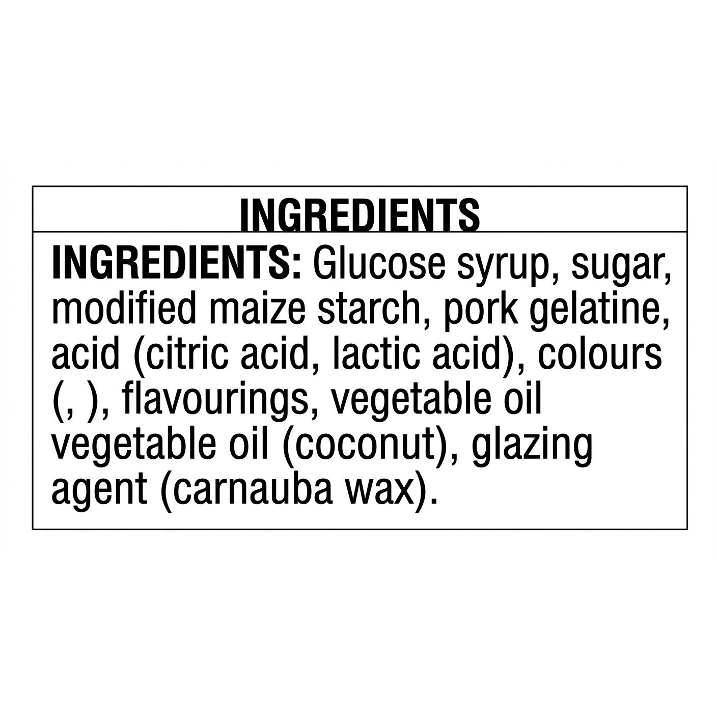3Kg Kingsway Black And Raspberry Fruit Gums - Image 2