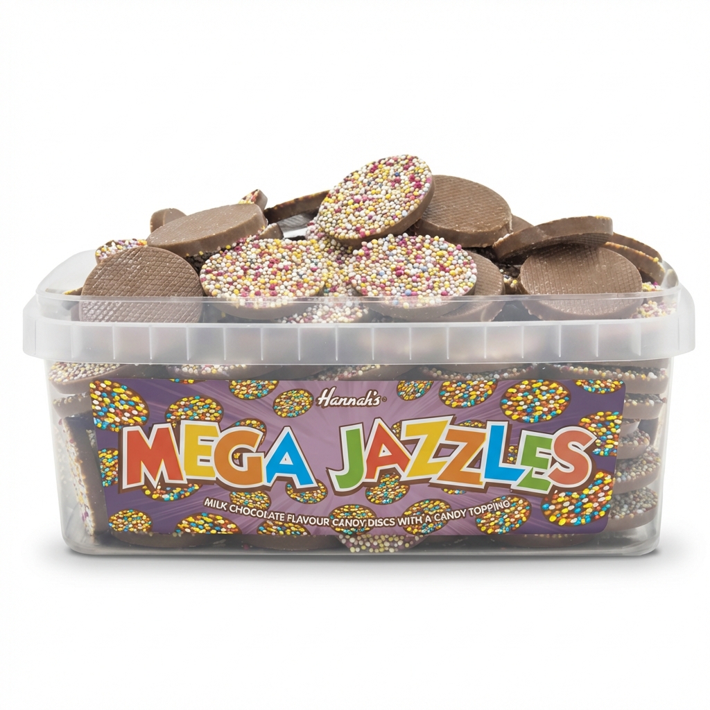 600g Hannah'S Chocolate Flavour Mega Jazzles